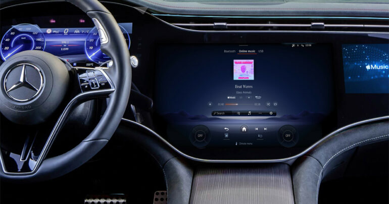 Mercedes-Benz is the first automotive manufacturer to use Apple Music's Spatial Audio