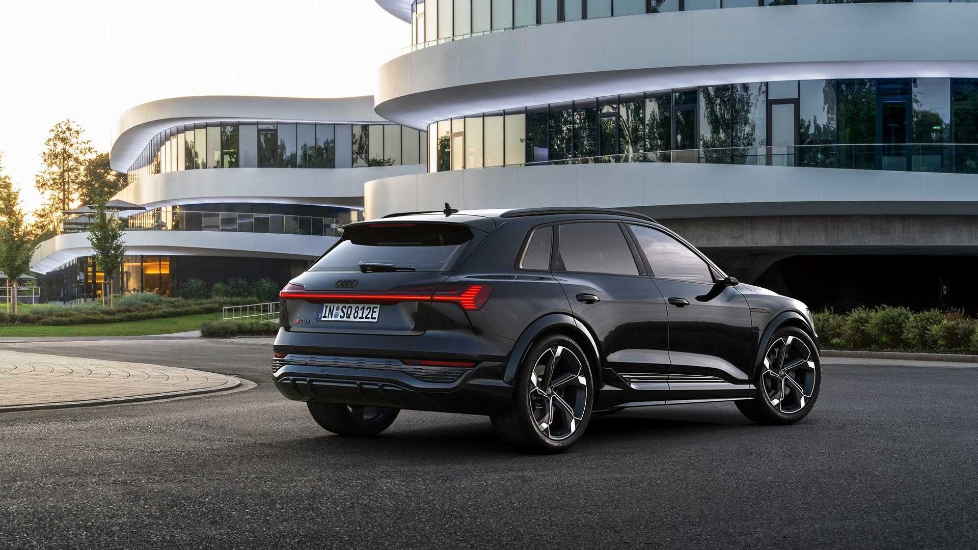 The new Audi Q8 e-tron SUV has a maximum range of 373 miles