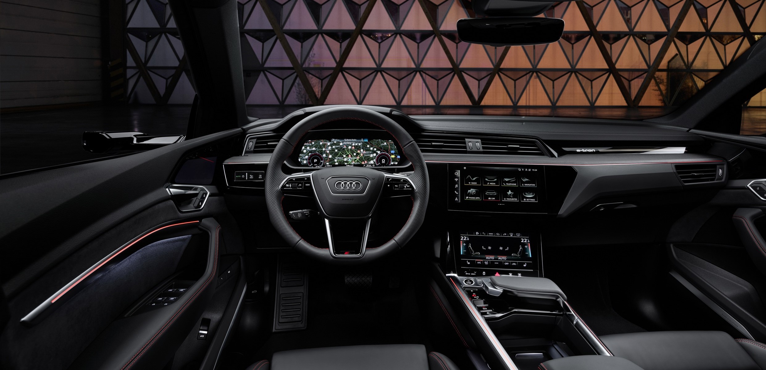 The new Audi Q8 e-tron SUV has a maximum range of 373 miles