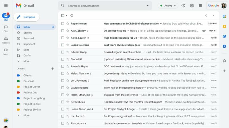 Gmail's new interface will not be changing anytime soon
