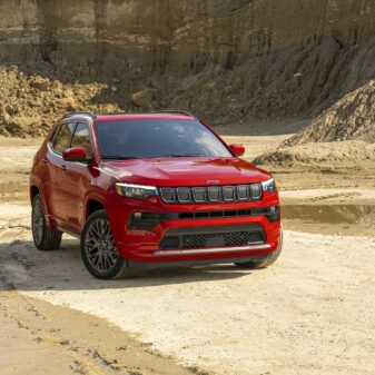 The 2023 Jeep Compass features a new turbo-4 engine that produces 100 horsepower more than the previous year