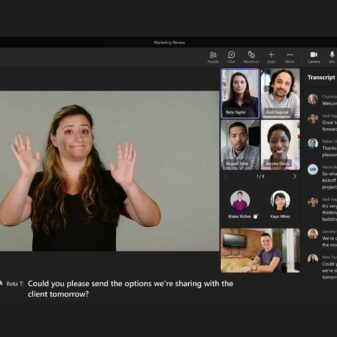 Microsoft Teams makes it easy to have sign language meetings