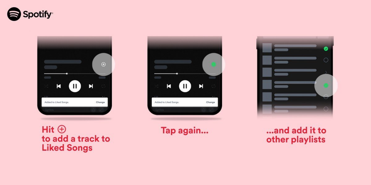 Spotify to replace heart icon with dual-purpose plus button for easier music control