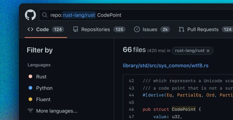 GitHub unveils new code search tool that is faster and more accurate