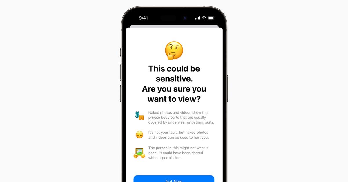 Apple's iOS 17 to warn users of unsolicited nudes with new Sensitive Content Warning feature