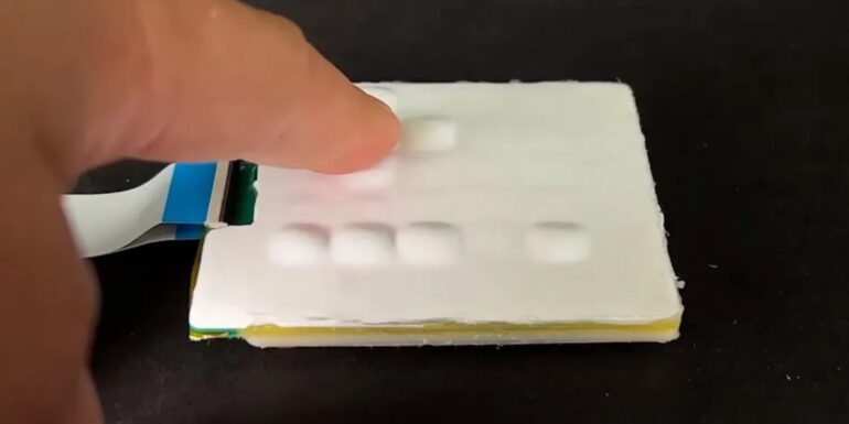 Researchers Develop Smartphone Display with Pop-Up Physical Keyboard for Enhanced Tactile Feedback