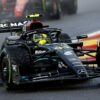 Lewis Hamilton's Impactful Move: Massive Damage to Sergio Perez's RB19 Car Ruins Race