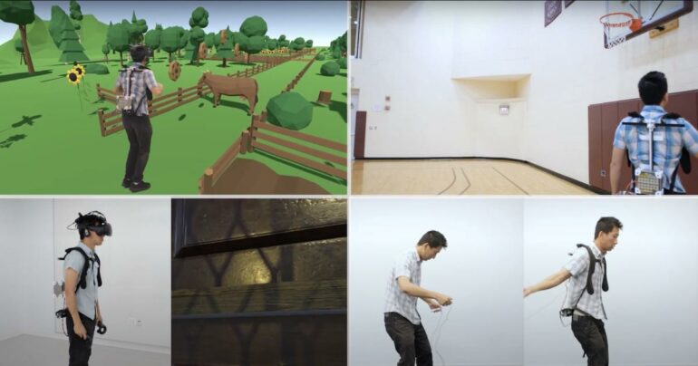 JumpMod Haptic Backpack Enhances Virtual Leaps with Realistic Experience