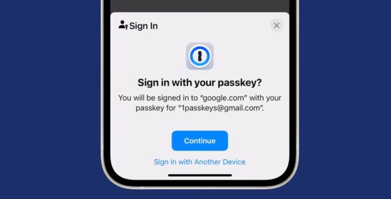 1Password Introduces Passkey Support for Mobile and Browser Clients
