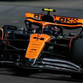 Lando Norris Celebrates McLaren's Strong Qualifying Performance in Singapore Grand Prix