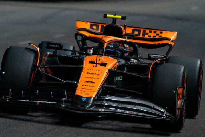 Lando Norris Celebrates McLaren's Strong Qualifying Performance in Singapore Grand Prix