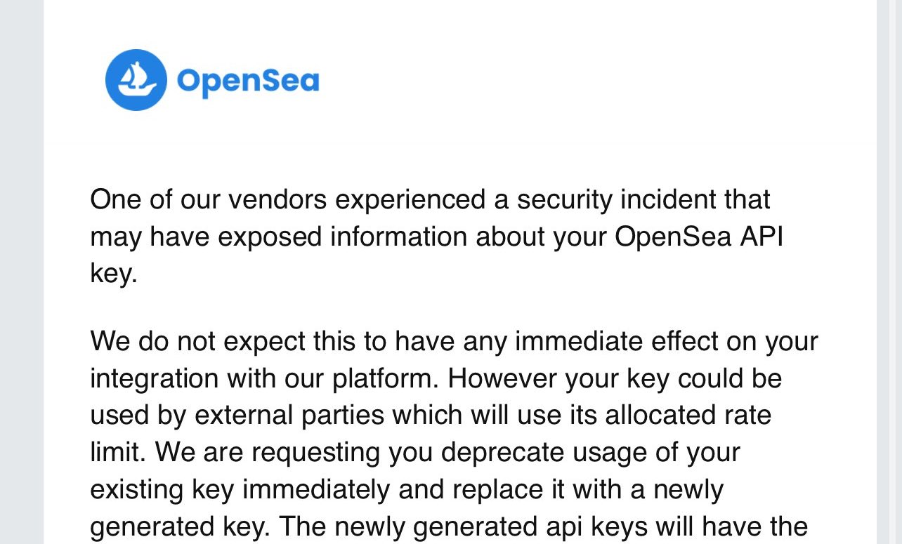 OpenSea Data Breach Exposes User API Keys: Security Concerns Loom Over NFT Marketplace