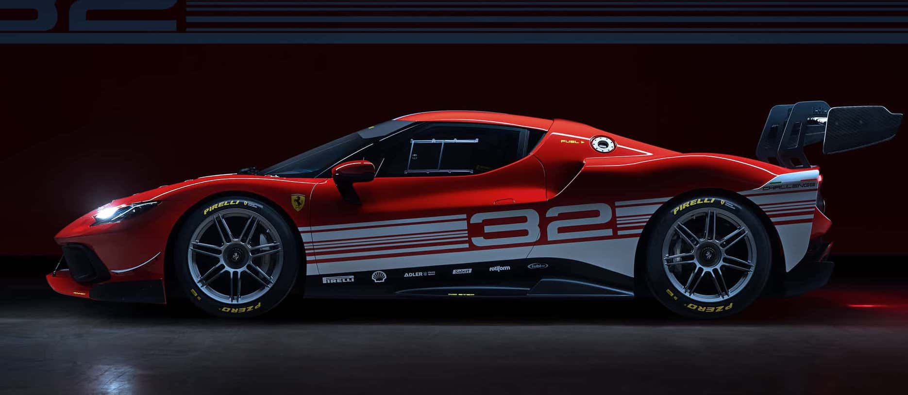 2024 Ferrari 296 Challenge Unleashes 690 HP V6 Power