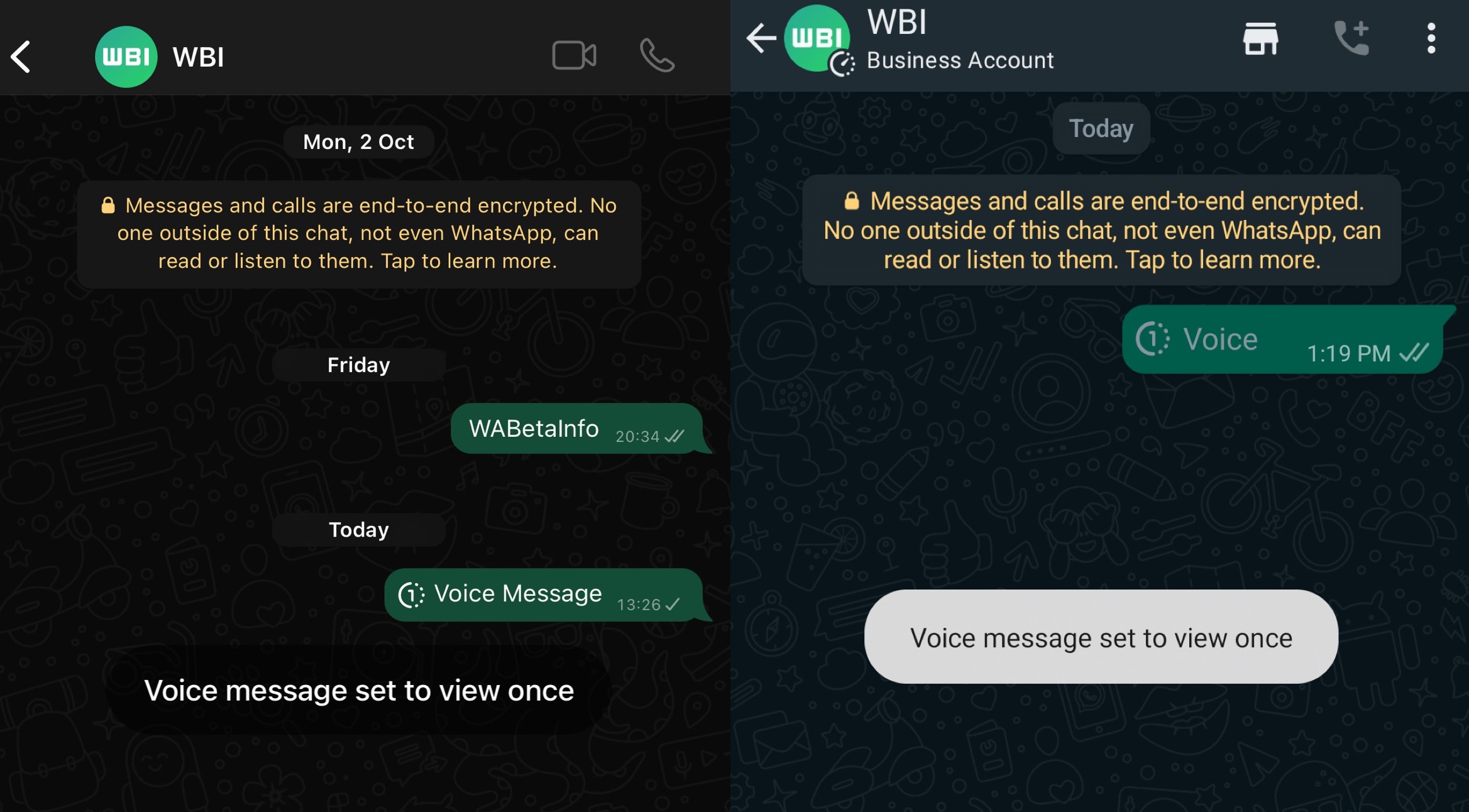 WhatsApp Tests New View Once Mode for Voice Messages, Enhancing User Privacy
