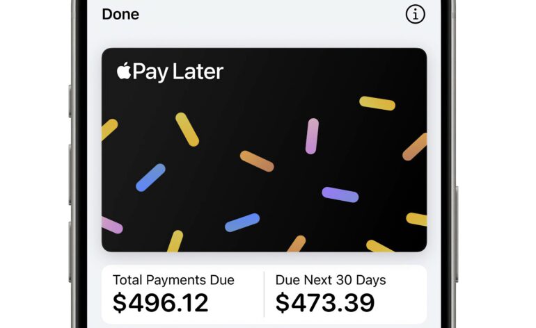 Apple Pay Later Fully Launches in the U.S., Allowing Borrowing for Purchases
