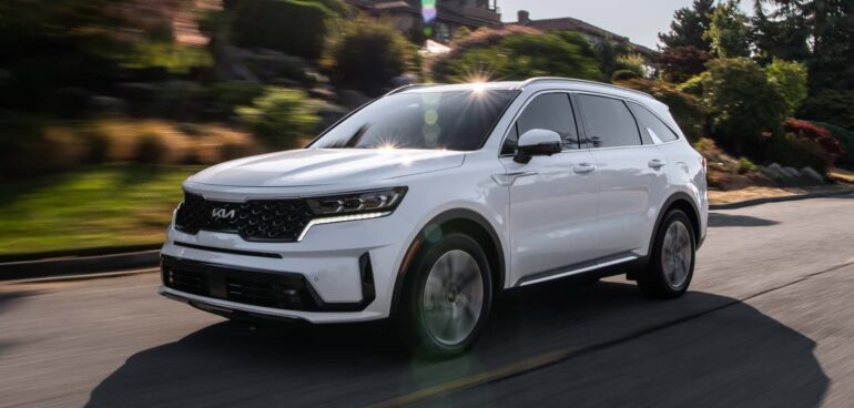 The 2024 Facelifted Kia Sorento will not be coming to the USA