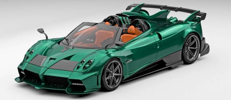 The Pagani Imola Roadster will officially come with a Twin-Turbo AMG V12