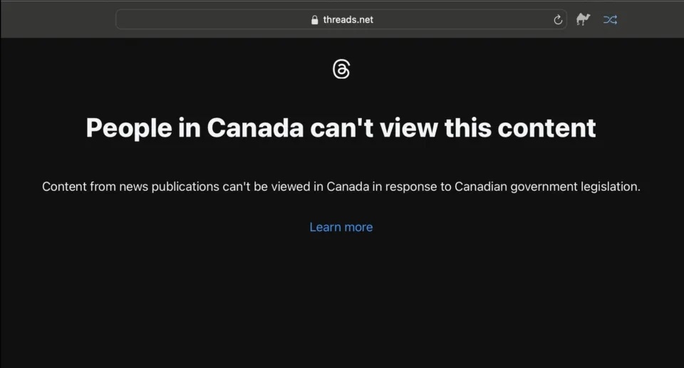 Meta Resolves Glitch Affecting Threads News Access in Canada