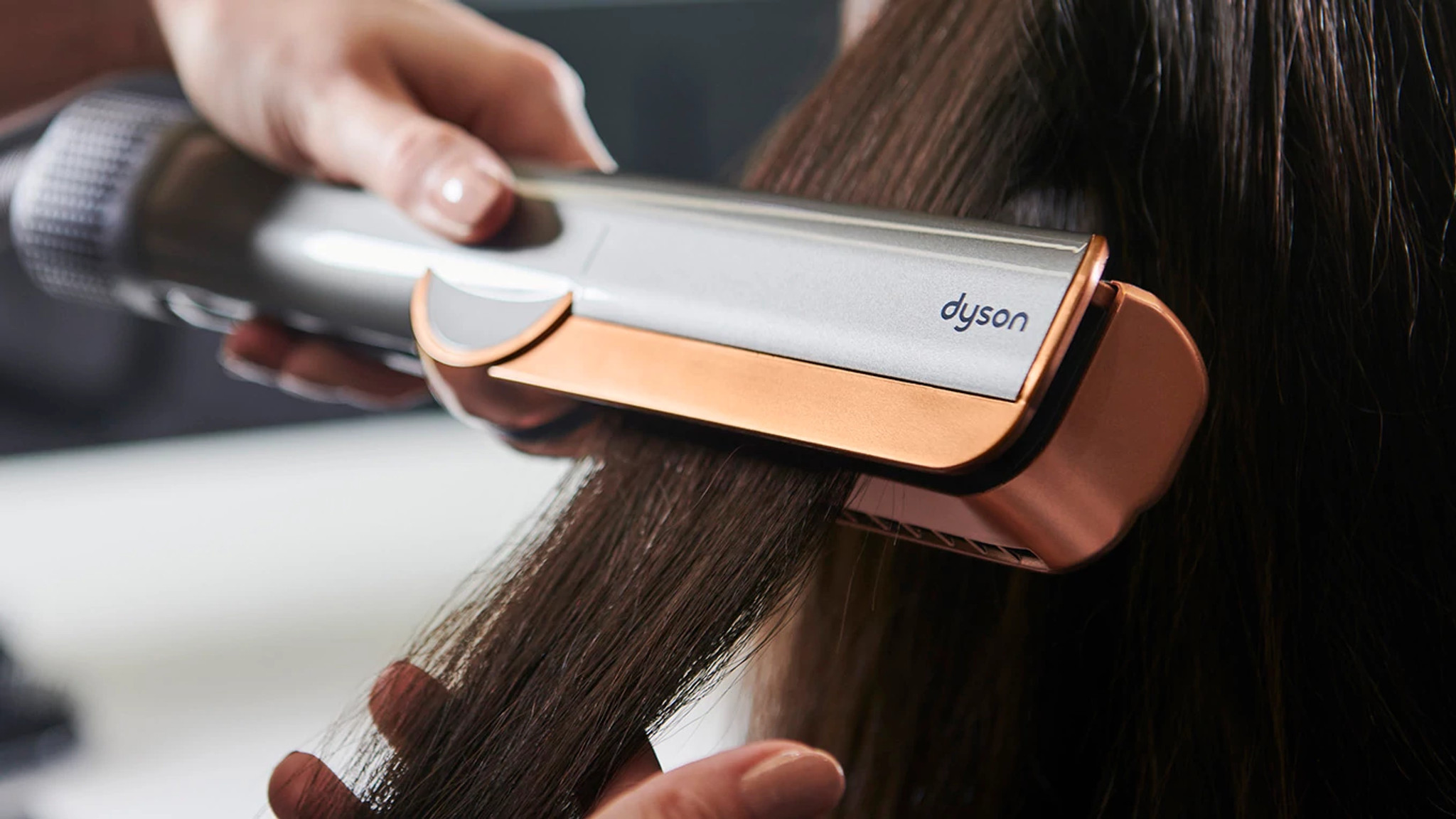 The Dyson Airstrait straightener soon to arrive in the UAE and KSA!