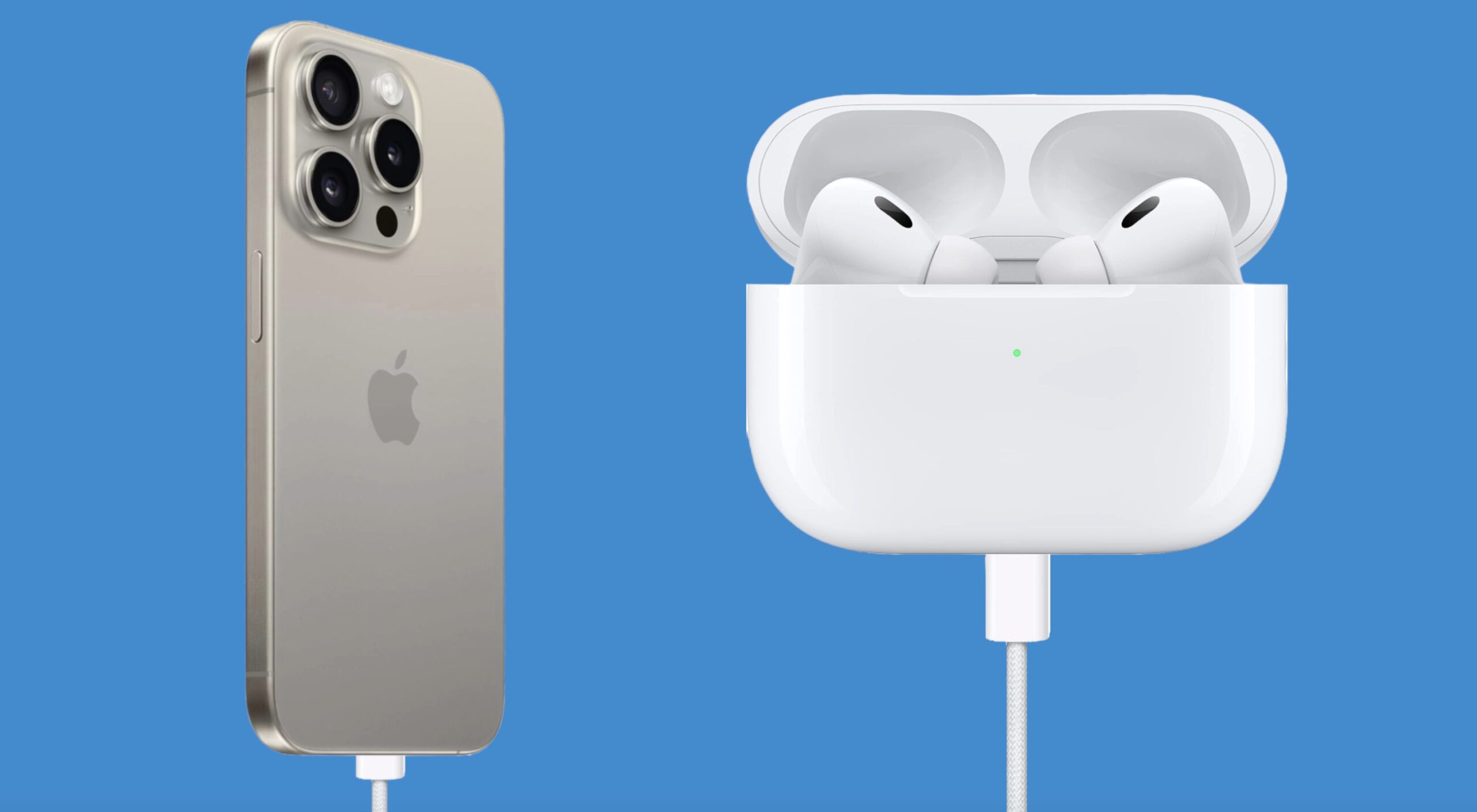 The step by step guide to charging your Airpods using the iPhone 15
