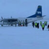 Russian Passenger Plane's Icy River Landing: A Winter Tale