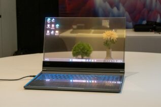 Lenovo Unveils Futuristic Transparent Laptop Concept at MWC 2024