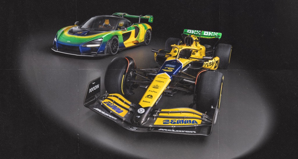 McLAREN FORMULA 1 TEAM LAUNCH BESPOKE SENNA LIVERY FOR THE 2025 MONACO