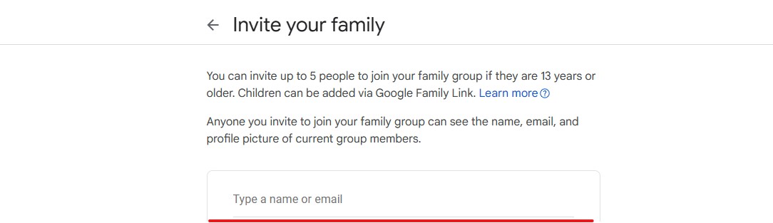 How to add users to your Google Family Plan