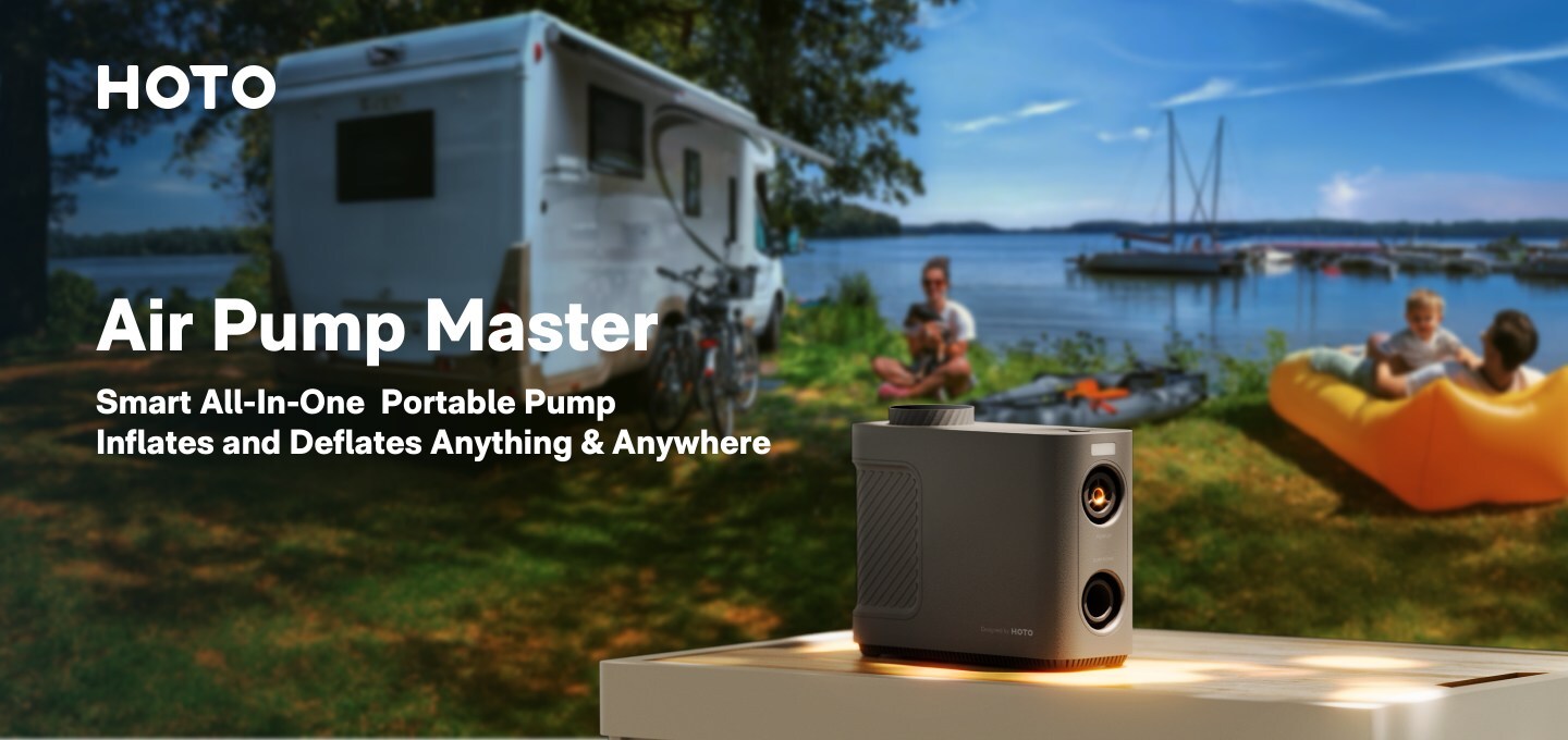 HOTO Introduces Air Pump Master: The Ultimate Compact and Multifunctional Inflation Device for Summer Activities