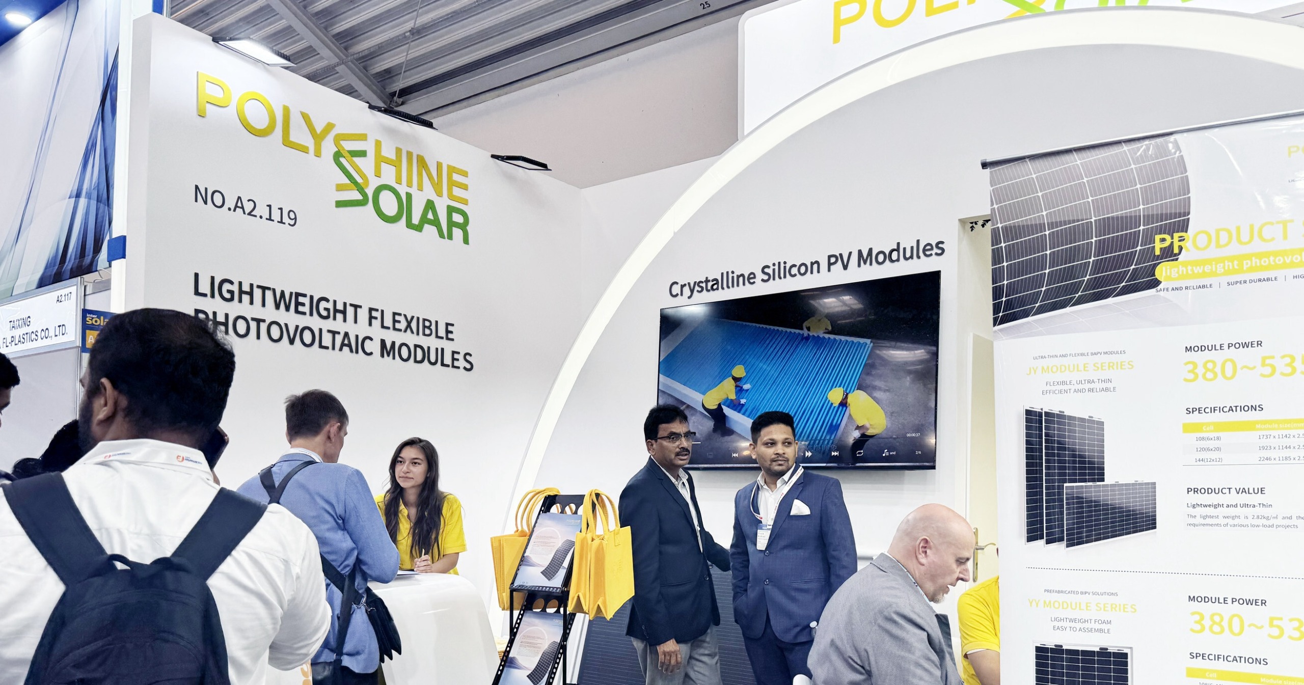 POLYSHINE SOLAR Lightweight Solar Panel Shines at the Intersolar Europe 2024