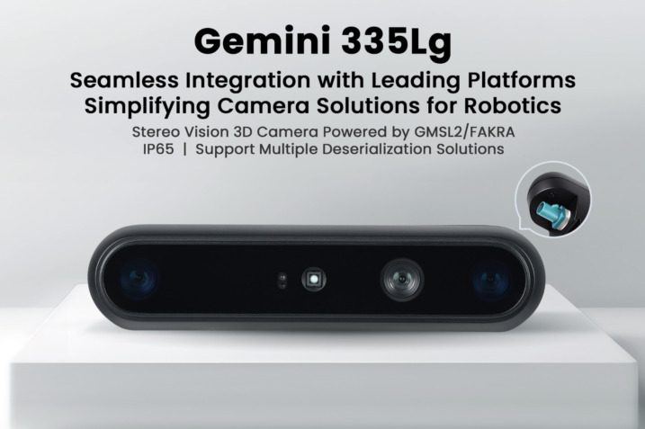 ROSCon 2024: Orbbec Unveils GMSL2/FAKRA Stereo Vision 3D Camera Gemini 335Lg for AMRs and Robotic Arms