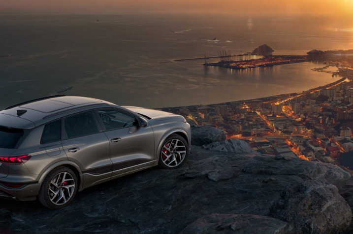 Audi Q6 e-tron, Audi Abu Dhabi, luxury electric SUV, Premium Platform Electric, sustainable mobility, electric vehicle design, Audi technology, advanced EV features, 2024 Audi models, ultra-fast charging, digital lighting system, OLED rear lights, Audi virtual cockpit, SQ6 e-tron