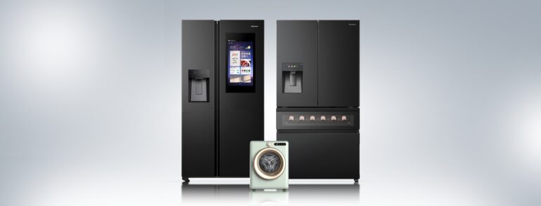 Hisense showcases its ConnectLife-enabled smart appliances, including advanced refrigerators, air conditioners, and washers, at CES 2025, highlighting innovations in AI-powered meal planning, energy efficiency, and home automation.