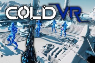 High-speed action in COLD VR, showcasing thrilling gameplay mechanics and intense environments.
