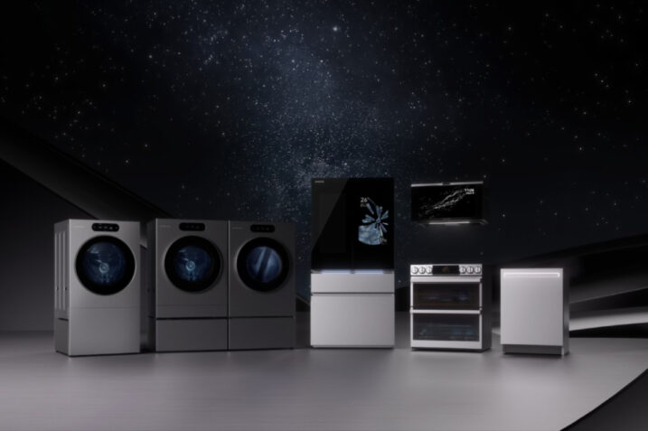 LG SIGNATURE Smart InstaView French Door Refrigerator showcasing its T-OLED display and innovative food management features.