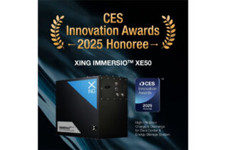 XING Mobility showcases the award-winning IMMERSIO XE50 and groundbreaking immersion-cooled battery systems at CES 2025, highlighting advancements in EVs, energy storage, and AI-driven battery management.