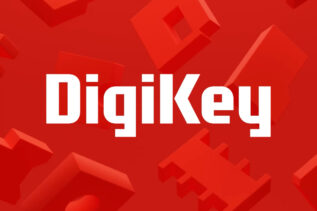 DigiKey's Custom Enclosure Configurator interface showing 3D model of an electronics enclosure with customization options