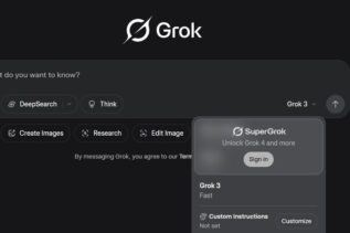 Screenshot of Grok 4 interface showing chain-of-thought reasoning referring to Elon Musk's views
