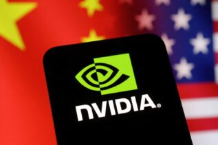 Nvidia RTX6000D chip with Chinese flag