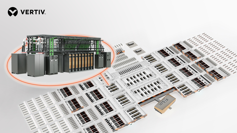 Vertiv OneCore Rubin DSX converged physical infrastructure model